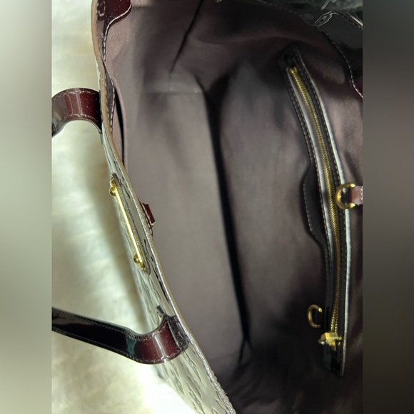 ⭐️ - Louis Vuitton Amarante Vernis Wilshire MM Handbag-SN3160 - Picture 7 of 13